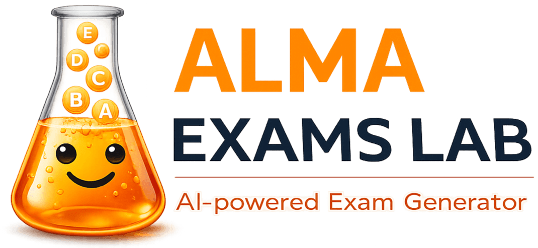 ALMA Exam Lab brand logo
